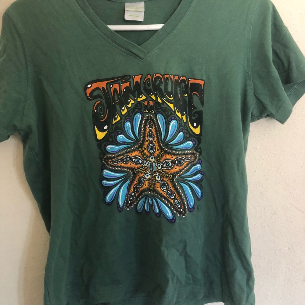 green logo T-shirt
